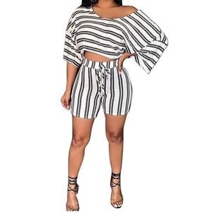 Striped Shorts Set (Sold)